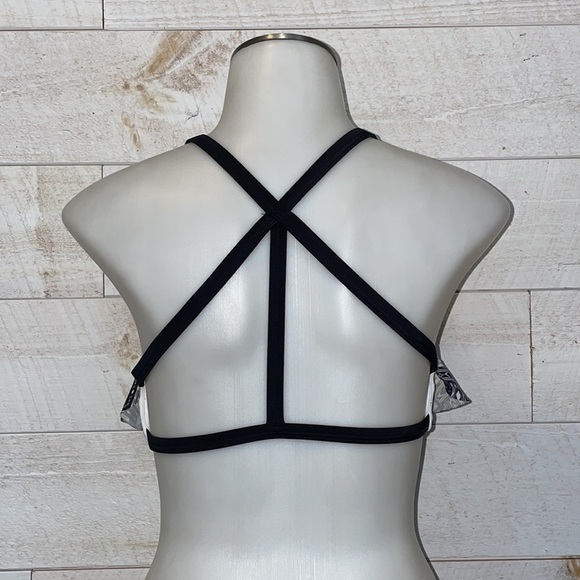 VS PINK Tribal Print Popover Swim Bikini Top - Picture 2 of 3